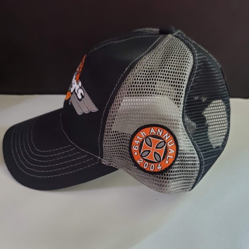 VTG 2004 Sturgis 64th Annual Rally South Dakota Black Snapback Vented Hat Cap - Picture 6 of 11
